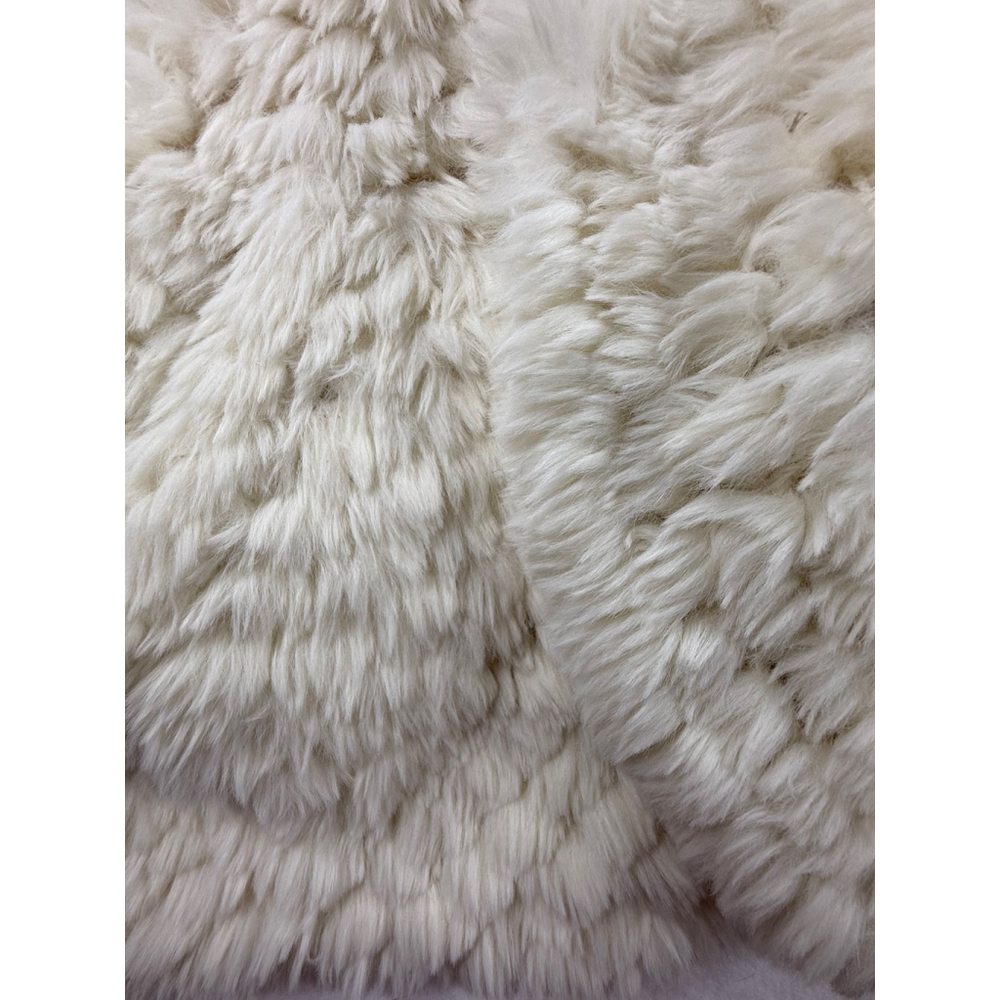 Love Token Faux Fur Vest Women’s S Cream White Fluffy Layering - Picture 8 of 8